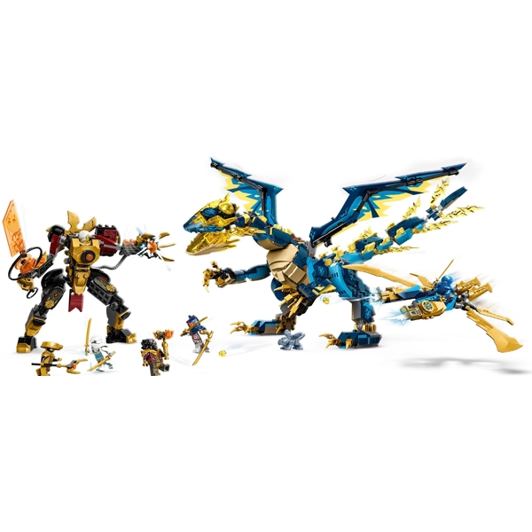 Lego 71796, Ninjago Elemental Dragon Vs Robot Mistress