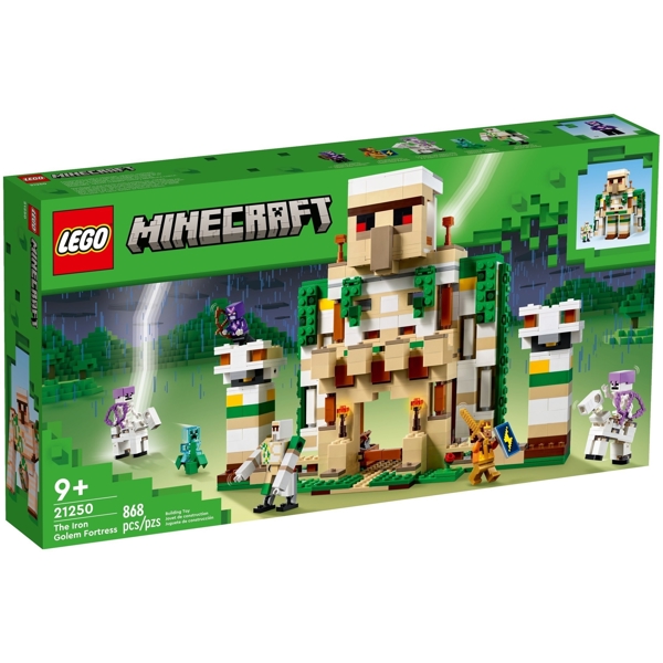 ასაწყობი კონსტრუქცია Lego 21250, Minecraft Fortress Iron Golem