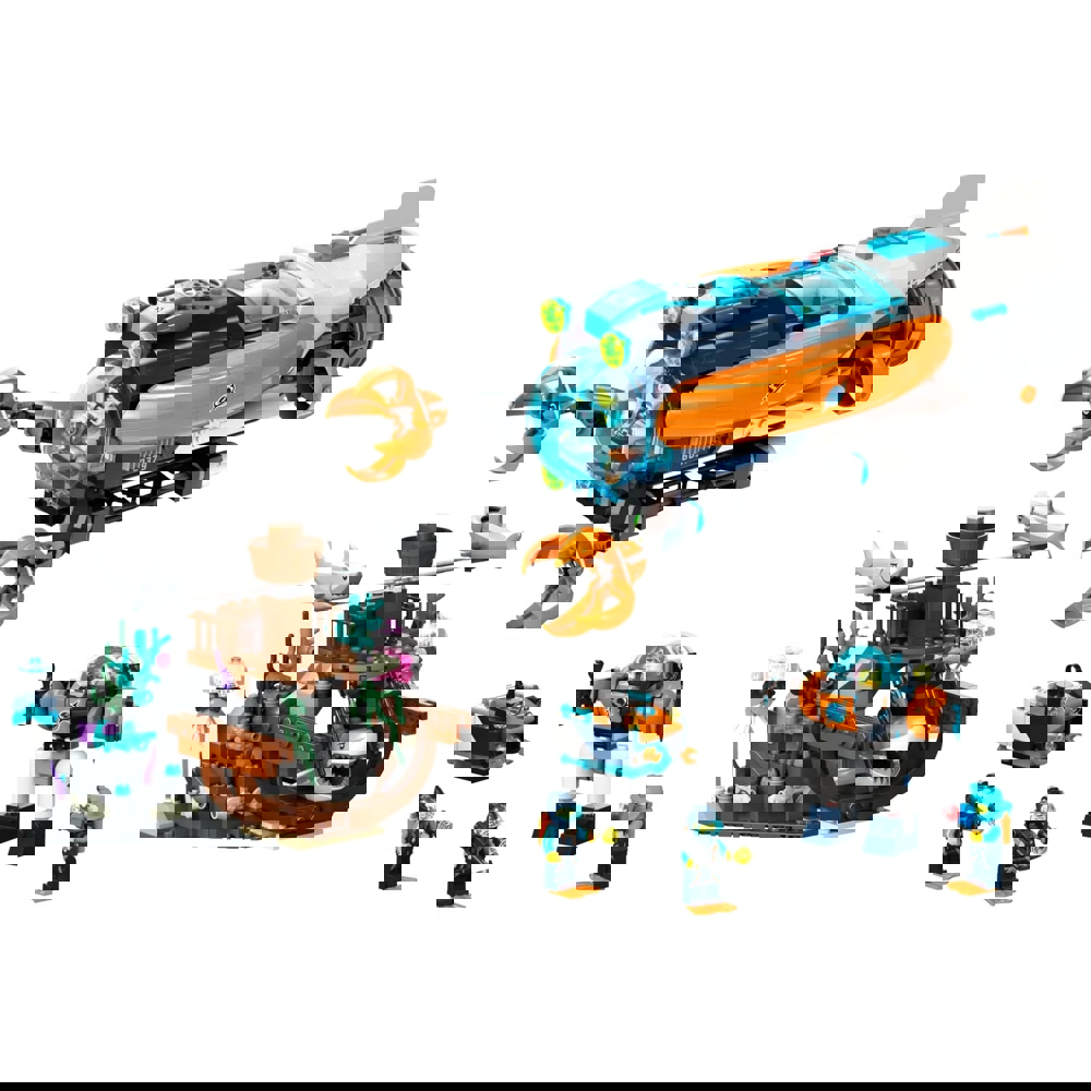 ასაწყობი კონსტრუქცია Lego 60379, City Deep-Sea Research Submarine