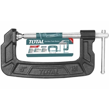 ჭახრაკი Total THT13151, G Clamp, Silver/Black