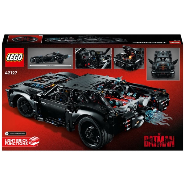 ასაწყობი კონსტრუქცია Lego 42127, The Batman-Batmobile