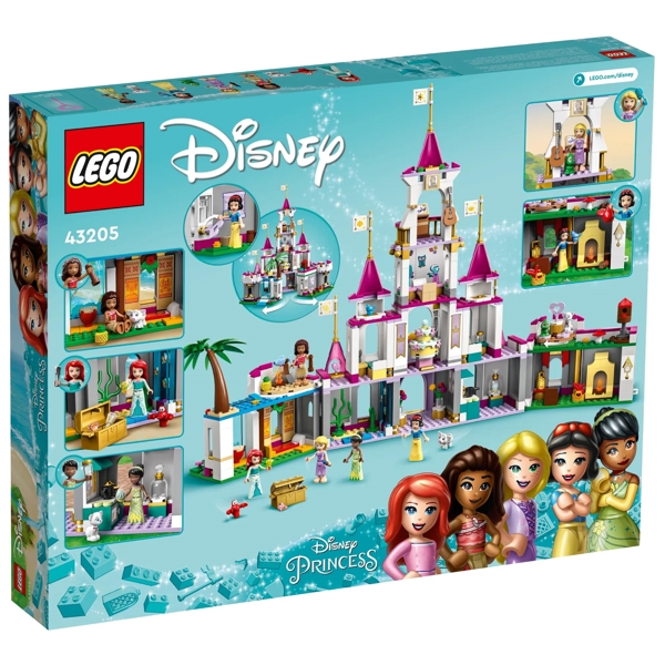 ასაწყობი კონსტრუქცია Lego 43205, Princess Castle Of Incredible Adventures