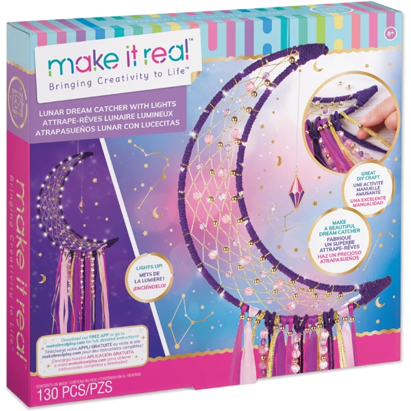 Make It Real 1417MR, Lunar Dream Catcher With Lights