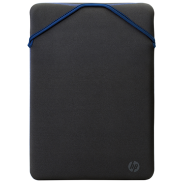 HP 2F1X4AA Reversible Protective, 14", Laptop Sleeve, Black/Blue