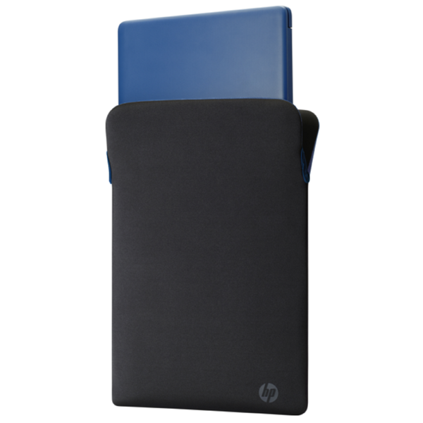 HP 2F1X4AA Reversible Protective, 14", Laptop Sleeve, Black/Blue