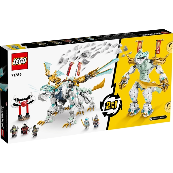 ასაწყობი კონსტრუქცია Lego 71786, Ninjago Zane’s Ice Dragon Creature