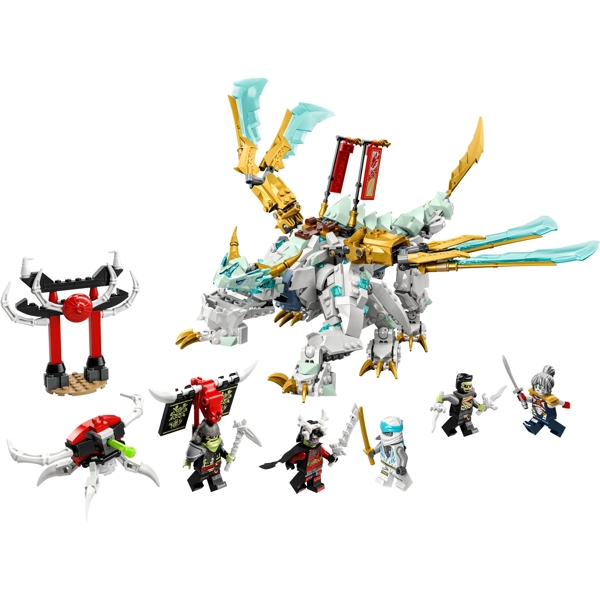 ასაწყობი კონსტრუქცია Lego 71786, Ninjago Zane’s Ice Dragon Creature