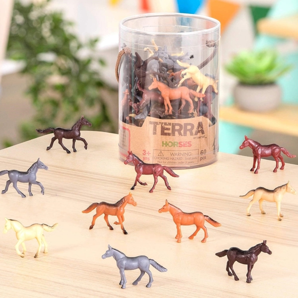 სათამაშო ნაკრები Terra AN6038Z, Horses In Tube