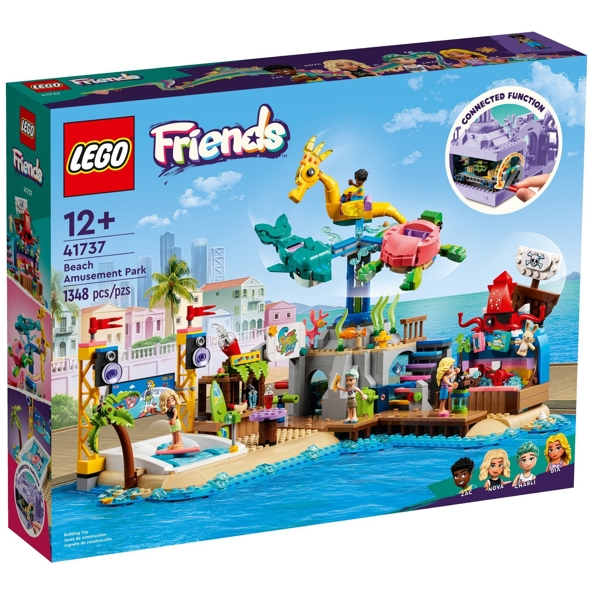 ასაწყობი კონსტრუქცია Lego 41737, Friends Beach Adventure Park