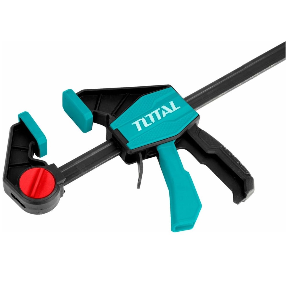 ჭახრაკი Total THT1346802, Quick Bar Clamp, Black/Blue