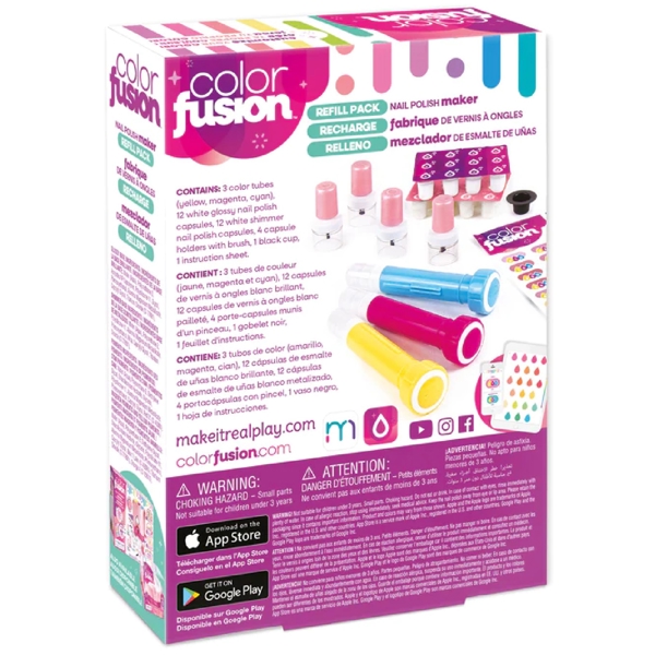 ფრჩხილების ლაქის ნაკრები Make It Real 2563MR, Nail Polish Refill