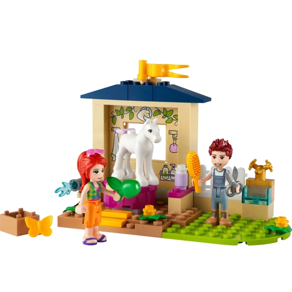 ასაწყობი კონსტრუქცია Lego 41696, Friends Pony-Washing Stable