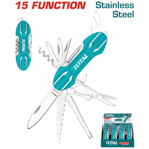 მულტიფუნქციური დანა Total THMFK0156, Multi-function Knife, Blue