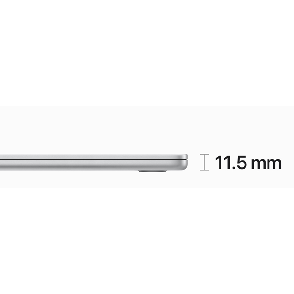 ნოუთბუქი Apple MQKT3RU/A MacBook Air, 15.3", M2, 8GB, 512GB, Integrated, Silver