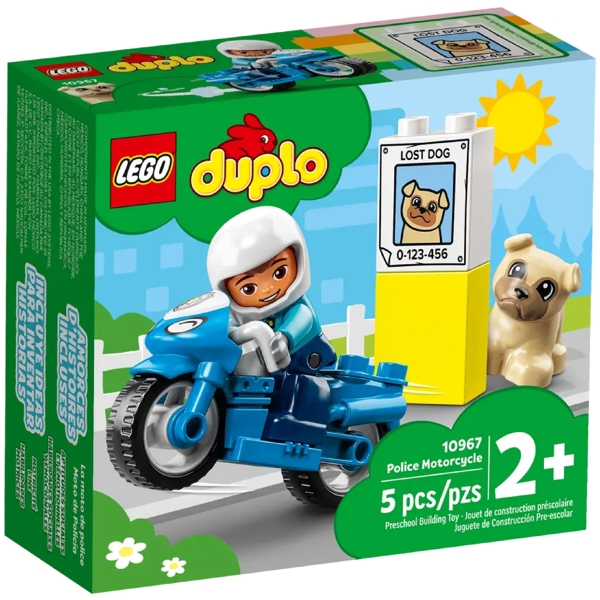 ასაწყობი კონსტრუქცია Lego 10967, Police Motorcycle