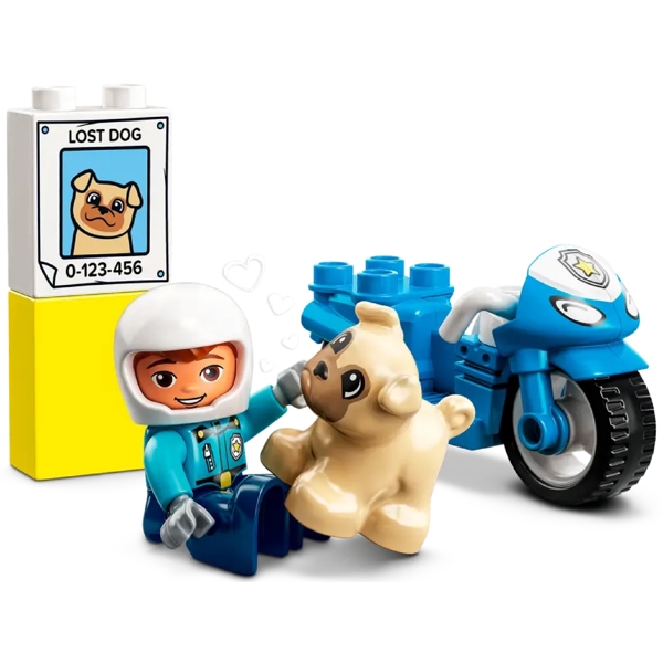 ასაწყობი კონსტრუქცია Lego 10967, Police Motorcycle