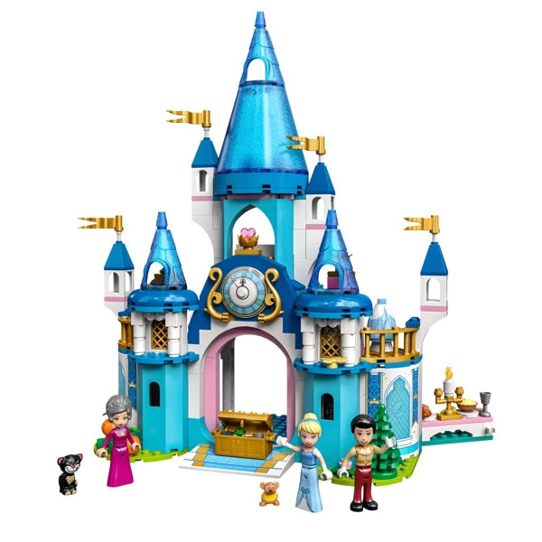 ასაწყობი კონსტრუქცია Lego 43206, Disney Princess Cinderella And Prince Charming's Castle