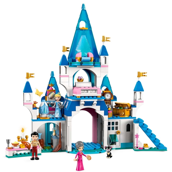 ასაწყობი კონსტრუქცია Lego 43206, Disney Princess Cinderella And Prince Charming's Castle