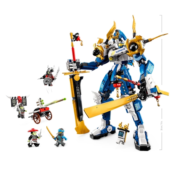 ასაწყობი კონსტრუქცია Lego 71785, Ninjago Jay’s Titan Mech