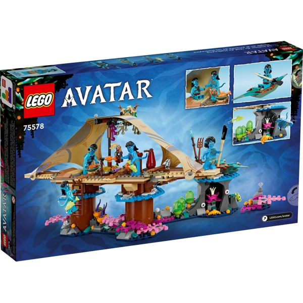 ასაწყობი კონსტრუქცია Lego 75578, Avatar Metkayina Reef Home