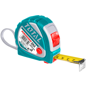 Total TMT126081M, 8M, Measuring Tape, Blue