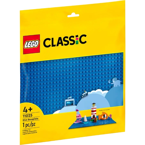 Lego 11025, Baseplate, Blue