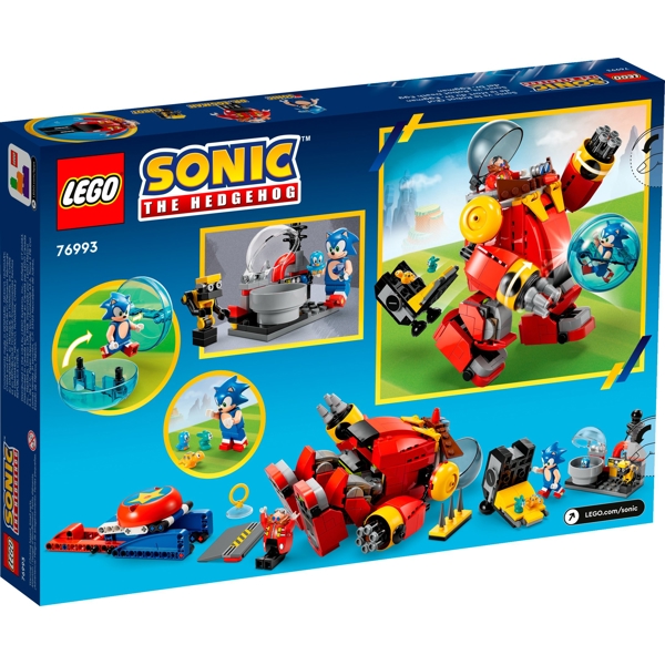 Lego 76993, Sonic The Hedgehog Sonic Vs. Dr. Eggman's Death Egg Robot