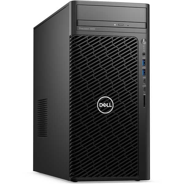 Dell Precision 3660, i7-13700K, 32GB, 1TB SSD, RTXA2000 12GB, Black