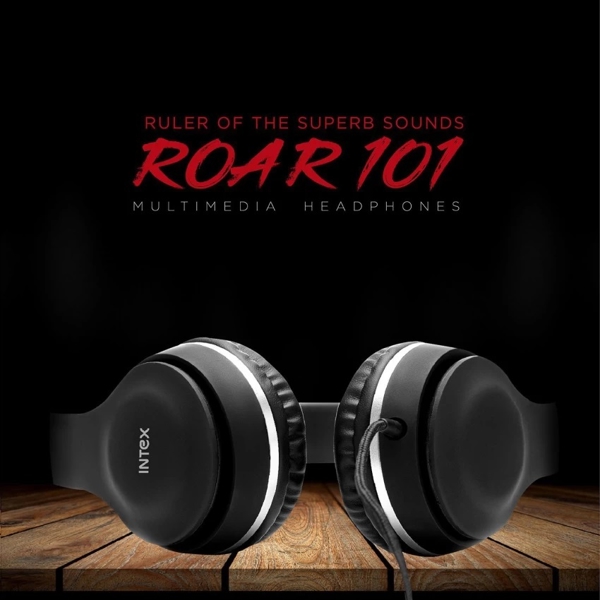 ყურსასმენი Intex Roar 101, Headset, Wired, 3.5mm, Black