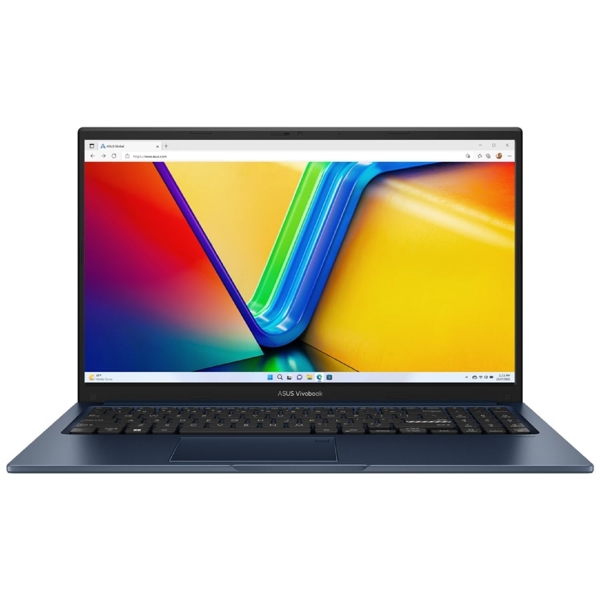 ნოუთბუქი Asus 90NB1021-M00US0 Vivobook 15, 15.6", i7-1255U, 16GB, 512GB SSD, Integrated, Blue