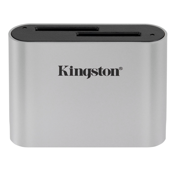 Kingston WFS-SD MobileLite Plus, Dual-Slot SDHC/SDXC UHS-II, SD Reader, Silver