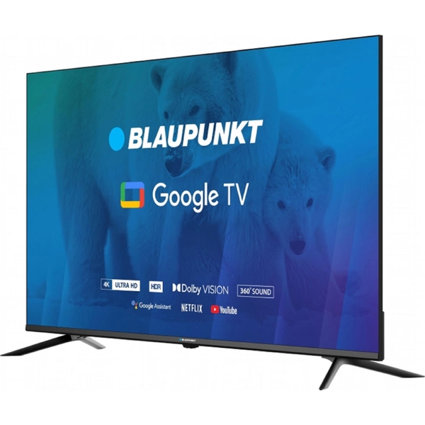 ტელევიზორი Blaupunkt 50UGC6000, 50", 4K UHD, Smart TV, Android TV, USB, HDMI, BT, WIFI, Black