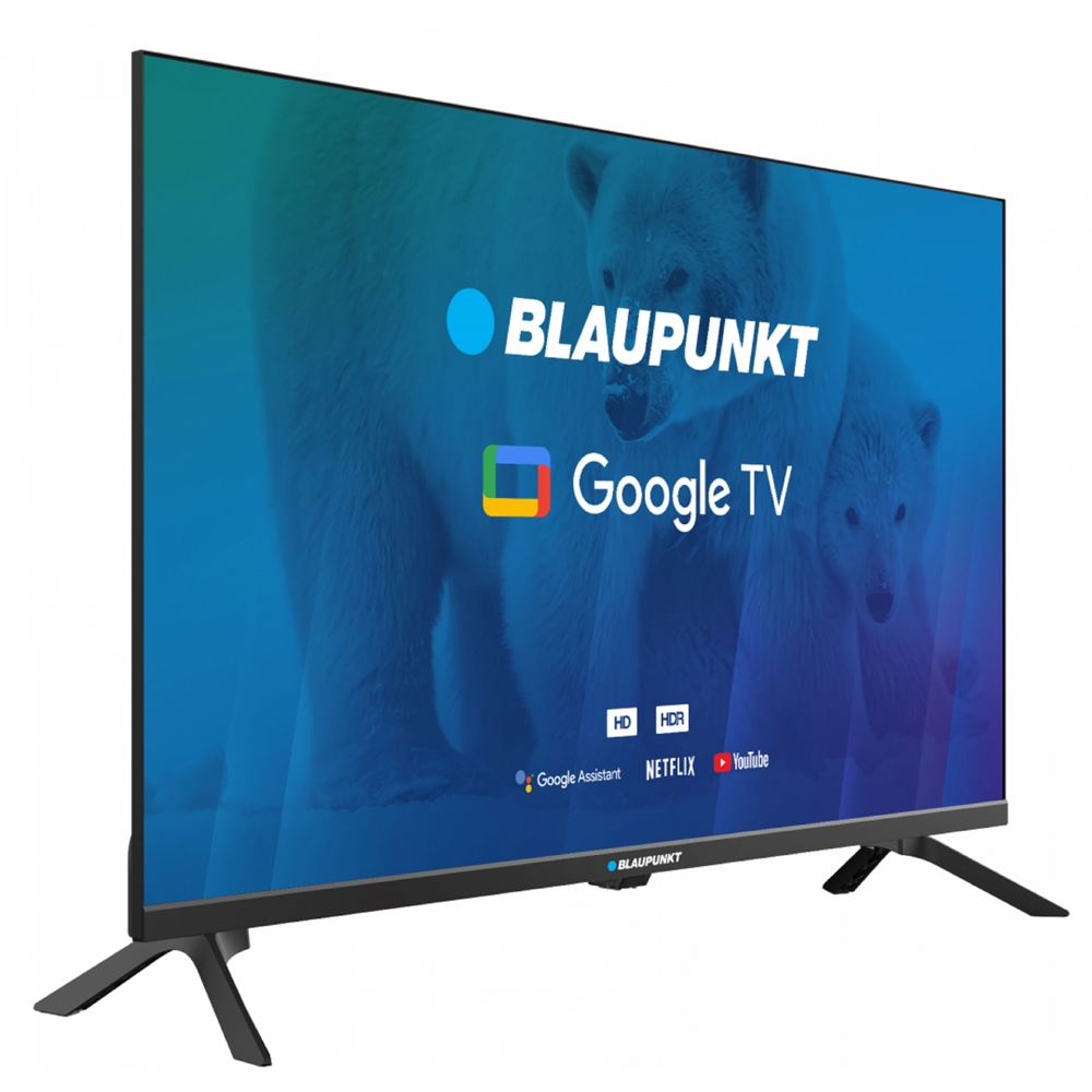 ტელევიზორი Blaupunkt 32WGC5000, 32", HD, Smart TV, Android TV, USB, HDMI, BT, WIFI, Black