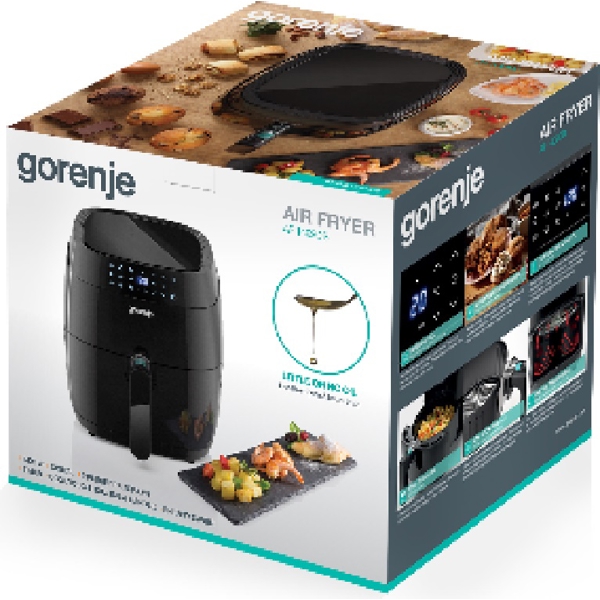 აეროგრილი Gorenje AF1409DB, 1400W, 3.5L, Air Fryer, Black