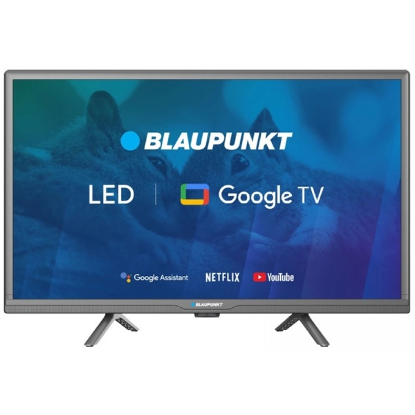 ტელევიზორი Blaupunkt 24HBG5000, 24", HD, Smart TV, Android TV, USB, HDMI, BT, WIFI, Grey