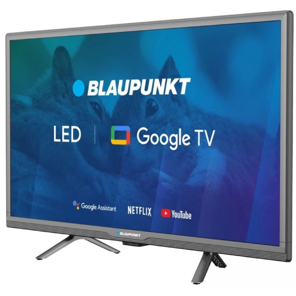 ტელევიზორი Blaupunkt 24HBG5000, 24", HD, Smart TV, Android TV, USB, HDMI, BT, WIFI, Grey