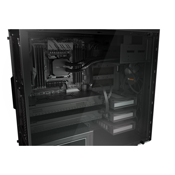 ქეისი be quiet! BGW21 PURE BASE 600, Computer Case, ATX, M-ATX, Mini-ITX, 2xUSB 3.2, Black