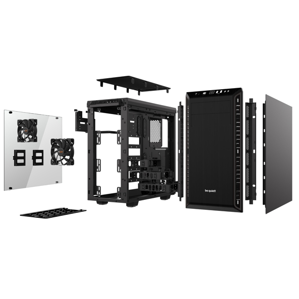 ქეისი be quiet! BGW21 PURE BASE 600, Computer Case, ATX, M-ATX, Mini-ITX, 2xUSB 3.2, Black