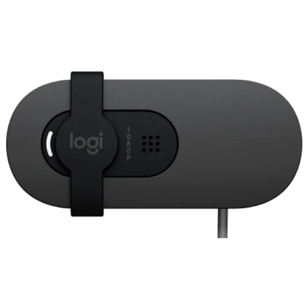 Logitech 960-001585 Brio 100, FHD, 2MP, Built-in Microphone, Webcam, Graphite