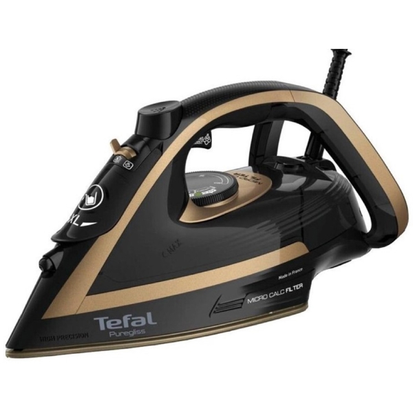 ორთქლის უთო Tefal FV8064E0, 3000W, 270ML, Steam Iron, Black