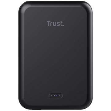 პორტატული დამტენი Trust 24877 Magno, 5000mAh, USB Type-C, Power Bank, Black