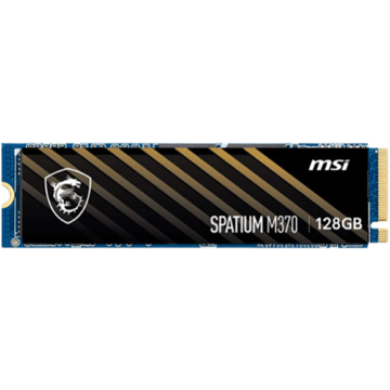 MSI S78-4406NU0-P83 SPATIUM M370, 128GB, M.2, Internal Hard Drive