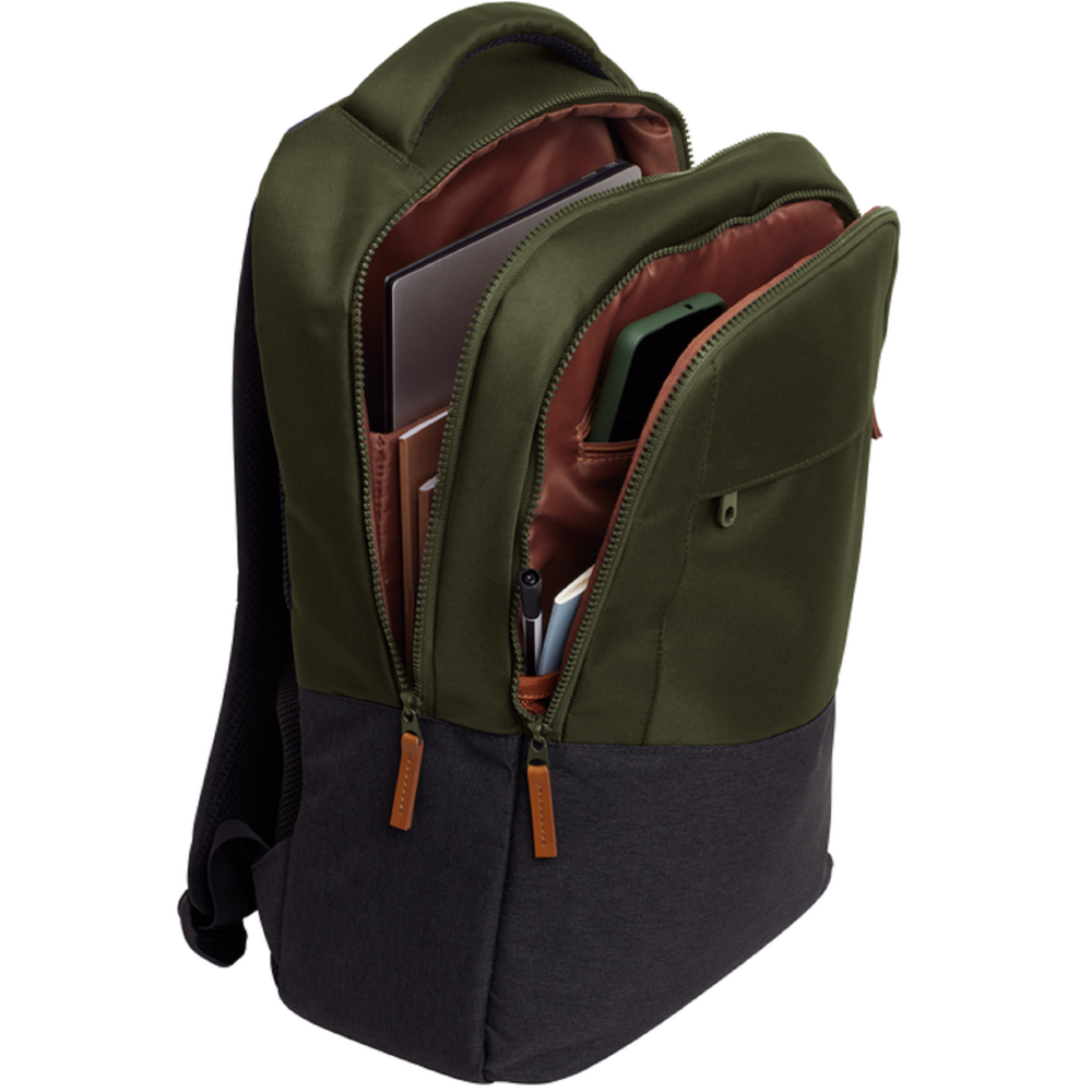 ნოუთბუქის ჩანთა Trust 25243 Lisboa, 16", Backpack, Green