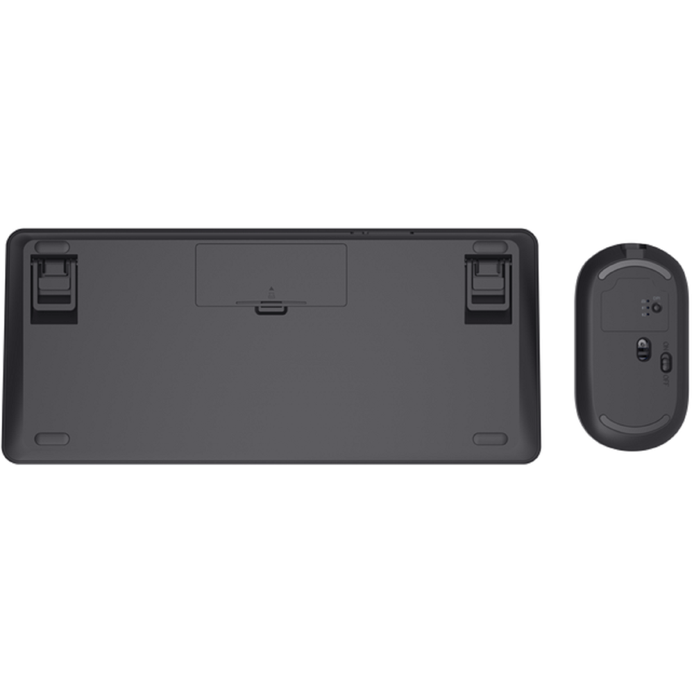 კლავიატურა+მაუსი Trust 24843 Lyra, Wireless, USB, Bluetooth, Keyboard And Mouse, Black