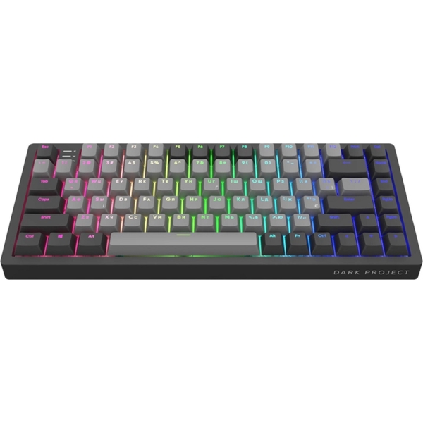 Dark Project DP-KD-83A-004100-GTC, Wired, RGB, USB, Gaming Keyboard, Black