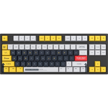 კლავიატურა Dark Project DP-KD-87A-028000-GIR, Wired, RGB, USB, Gaming Keyboard, Black