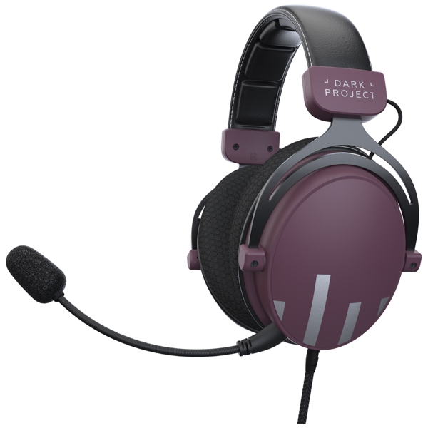 Dark Project DPO-HS-5004 One HS4, Headset, Wired, 3.5mm, Purple