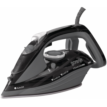 Gorenje SIH2600BKG, 2600W, 0.35L, Steam Iron, Black