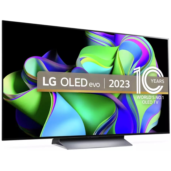 LG OLED77C36LC, 77", 4K UHD, Smart TV, USB, HDMI, BT, WIFI, Black/Grey