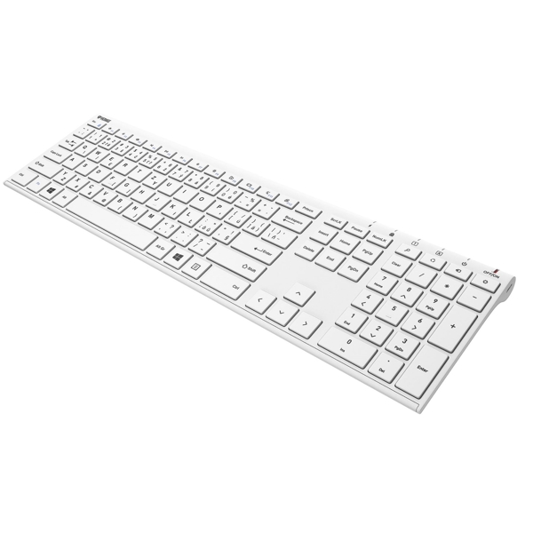 Yenkee 45013892 YKB 2000CSWE, Wireless, USB, Micro USB, Keyboard, White